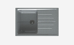 MAXSTONE Мойка глянцевая MS-7 (темно-серая) 750*495*215